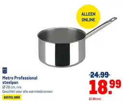 Makro Metro Professional steelpan aanbieding