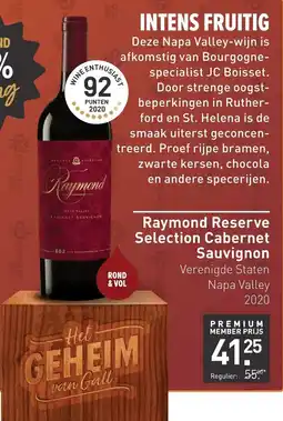 Gall & Gall Raymond Reserve Selection Cabernet Sauvignon aanbieding