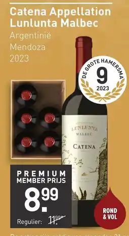 Gall & Gall Catena Appellation Lunlunta Malbec aanbieding