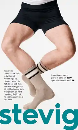 HEMA stevig 2-pak boxershorts aanbieding
