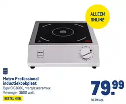 Makro Metro Professional inductiekookplaat aanbieding