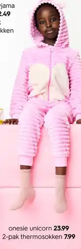 HEMA Onesie unicorn aanbieding