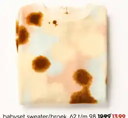HEMA Babyset sweater/broek aanbieding