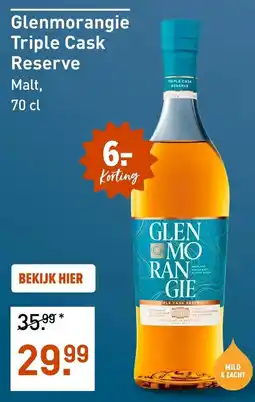 Gall & Gall Glenmorangie Triple Cask Reserve aanbieding