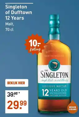 Gall & Gall Singleton of Dufftown 12 Years aanbieding