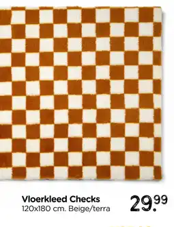 Xenos Vloerkleed Checks aanbieding