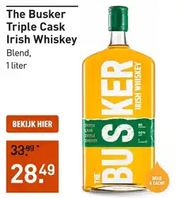 Gall & Gall The Busker Triple Cask Irish Whiskey aanbieding
