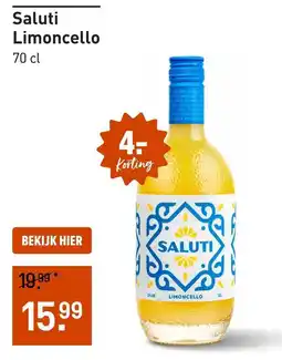 Gall & Gall Saluti Limoncello aanbieding
