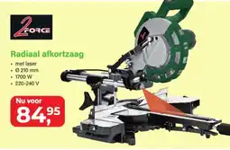 Van Cranenbroek 2force radiaal afkortzaag aanbieding