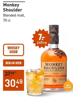 Gall & Gall Monkey shoulder aanbieding