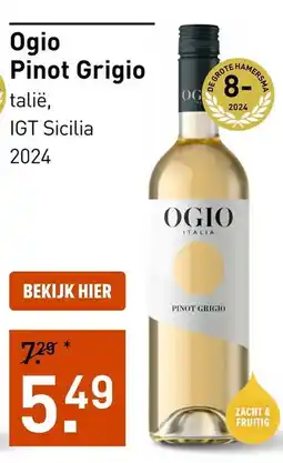 Gall & Gall Ogio Pinot Grigio aanbieding