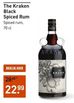 Gall & Gall The Kraken Black Spiced Rum aanbieding