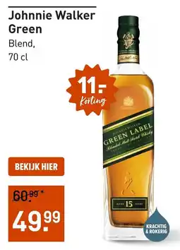 Gall & Gall Johnnie Walker Green aanbieding