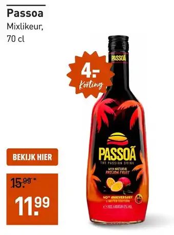 Gall & Gall Passoa Mixlikeur aanbieding