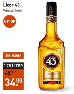 Gall & Gall Licor 43 Vanillelikeur aanbieding