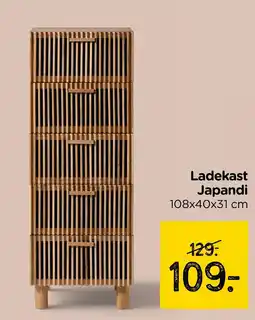 Xenos Ladekast Japandi aanbieding