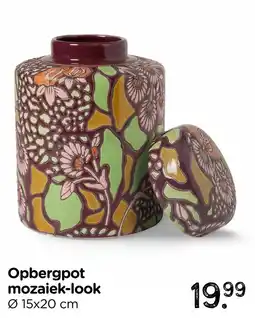Xenos Opbergpot mozaiek-look aanbieding