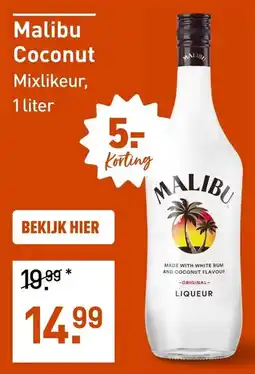 Gall & Gall Malibu Coconut Mixlikeur aanbieding