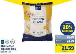 Makro Metro Chef kipspies aanbieding