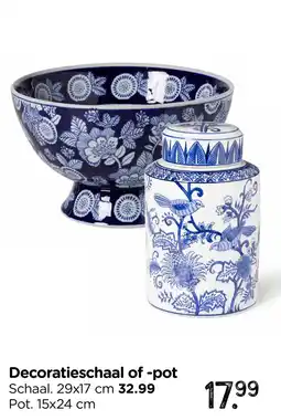 Xenos Decoratieschaal of -pot aanbieding