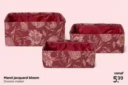 Xenos Mand jacquard bloem aanbieding