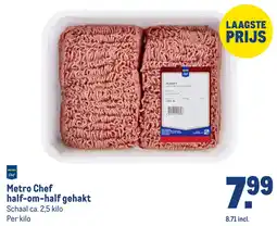 Makro Metro Chef half-om-half gehakt aanbieding