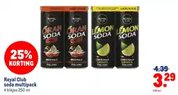 Makro Royal club soda multipack aanbieding
