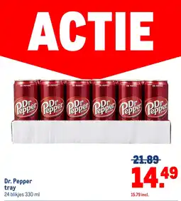 Makro Dr. pepper tray aanbieding