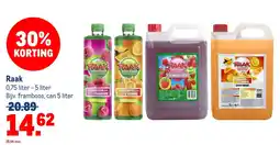 Makro Raak vruchtensiroop aanbieding
