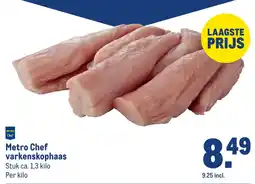 Makro Metro Chef varkenskophaa aanbieding