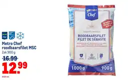 Makro Metro Chef roodbaarsfilet MSC aanbieding