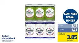 Makro Grolsch pils multipack aanbieding
