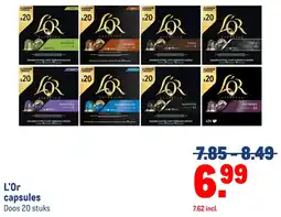 Makro L'Or capsules aanbieding