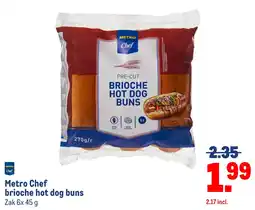 Makro Metro Chef brioche hot dog buns aanbieding