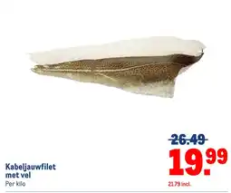 Makro Kabeljauwfilet met vel aanbieding