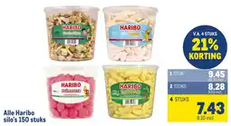 Makro Haribo silo's 150 stuks aanbieding
