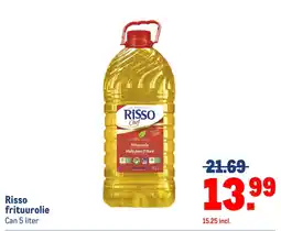 Makro Risso frituurolie aanbieding