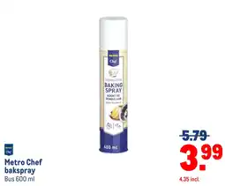 Makro Metro Chef bakspray aanbieding