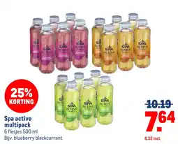 Makro Spa active multipack aanbieding
