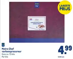 Makro Metro Chef varkensprocurer aanbieding