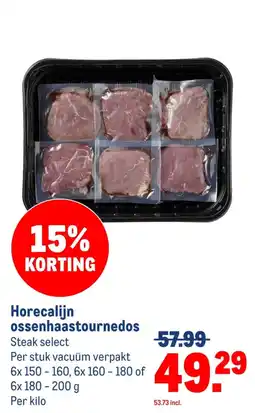 Makro Horecalijn ossenhaastournedos aanbieding