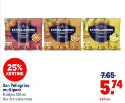 Makro San Pellegrino multipack aanbieding
