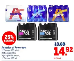 Makro Aquarius of Powerade aanbieding