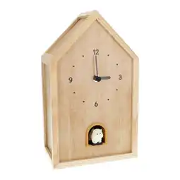 Van Cranenbroek Klok Woof wood finish 25 cm aanbieding