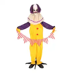 Van Cranenbroek Clown met vlag staand met beweging, geluid en licht 160 cm aanbieding