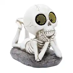 Van Cranenbroek Beeld skelet met LED 15 cm aanbieding