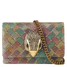 Wehkamp Kurt Geiger crossbody tas Mini Kensington met strass multi aanbieding