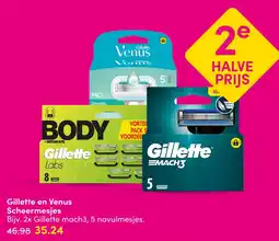DA Gillette en Venus Scheer mesjes aanbieding