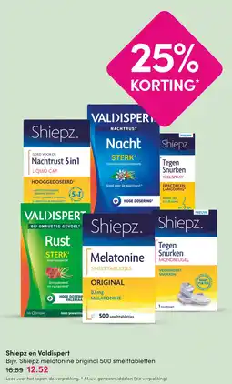 DA Shiepz en valdispert aanbieding