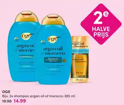 DA ogx shampoo argan oil of morocco aanbieding